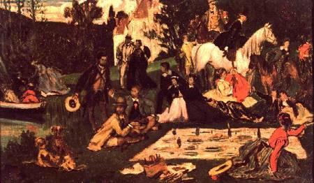 The Picnic (Dejeuner sur l'Herbe) van James Jacques Tissot