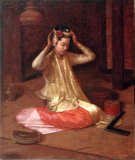 A Burmese Dancer van James Raeburn Middleton