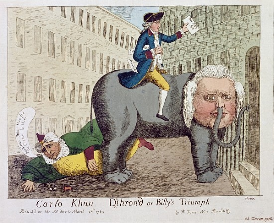 Carlo Khan Detron''d or Billy''s Triumph, London, 24th March van James Sayers