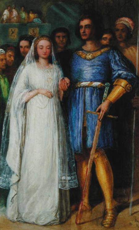 The Knight's Bridal van James Smetham