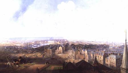 West Hartlepool in the year 1859 van James Wilson Carmichael