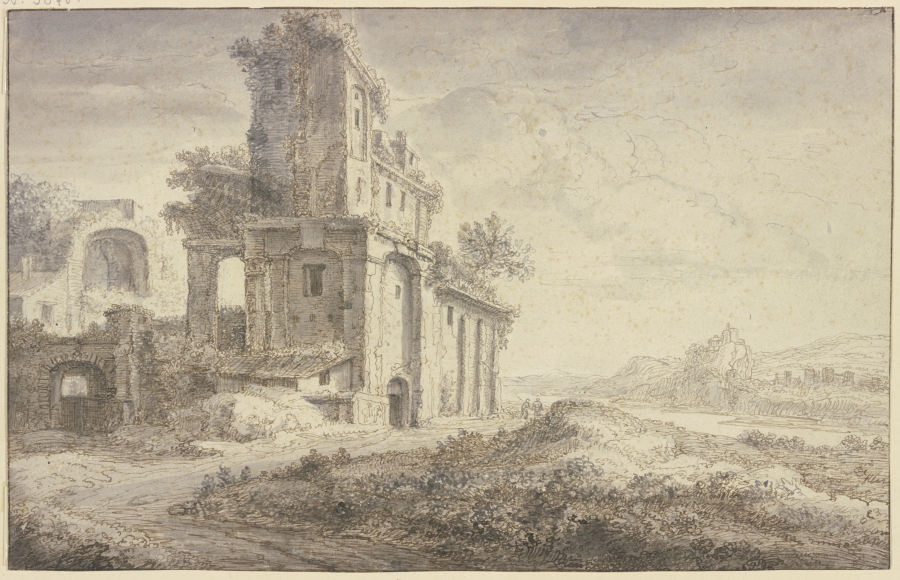 Roman ruins van Jan Asselijn