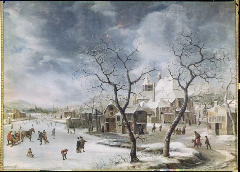 Winterlandschap van Jan Beerstraaten