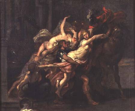 The Rape of the Daughters of Leucippus van Jan Boeckhorst