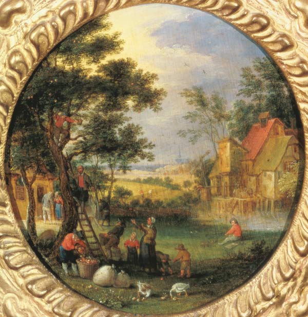 Apfelernte van Jan Brueghel de oude