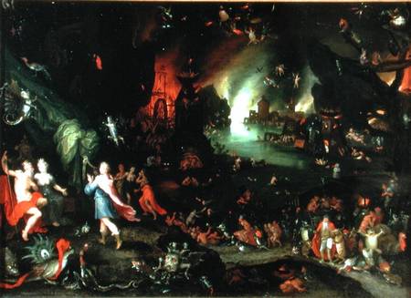 Orpheus in the Underworld van Jan Brueghel de oude