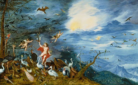 Allegorie der Luft, mit Uranus. van Jan Brueghel d. J.