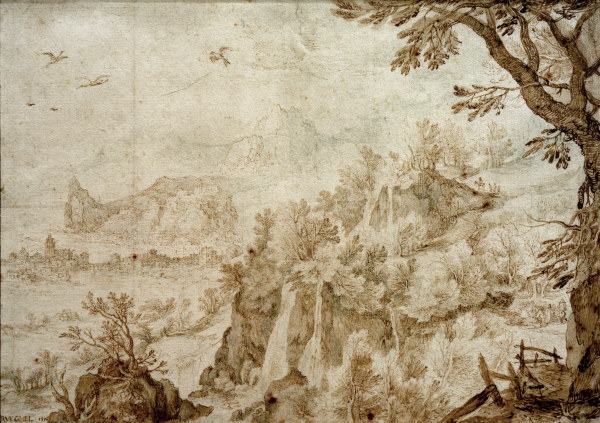 J.Brueghel d.Ä., Gebirgslandschaft van Jan Brueghel d. J.