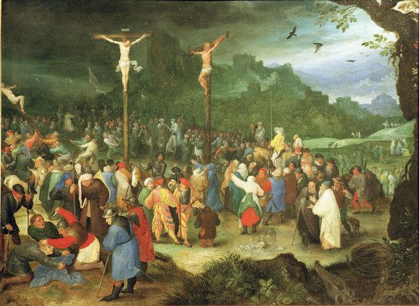 J.Brueghel d.Ä., Kreuzigung Christi van Jan Brueghel d. J.