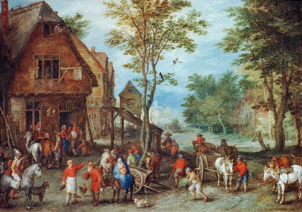 Brueghel the Elder / Searching for Inn van Jan Brueghel d. J.