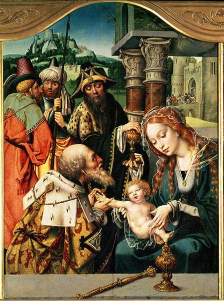 The Adoration of the Magi van Jan Gossaert