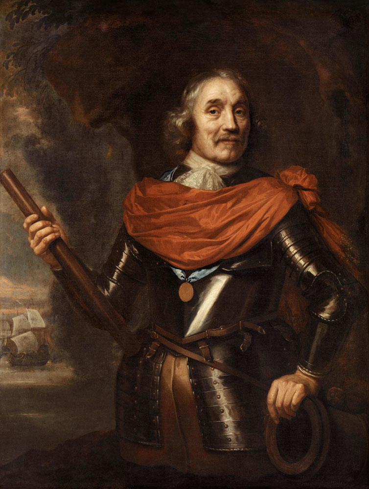 Maarten Harpertszoon Tromp (1597-1653), Dutch Admiral van Jan Lievens
