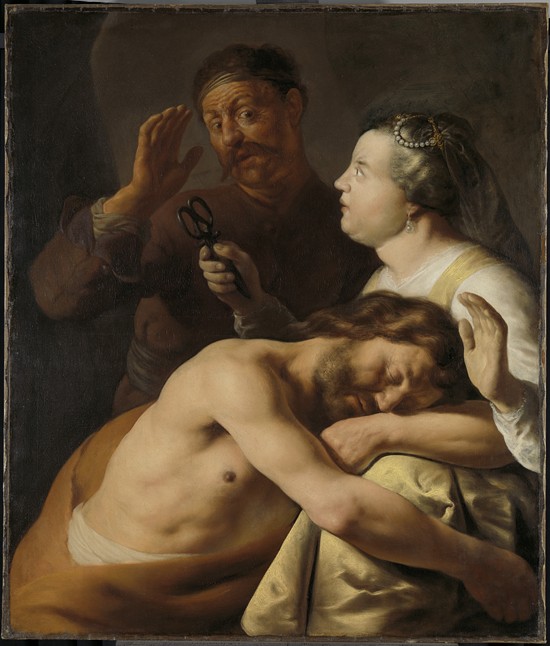 Samson and Delilah van Jan Lievens