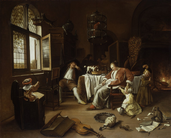 J.Steen, The Dissolute Household. van Jan Havickszoon Steen