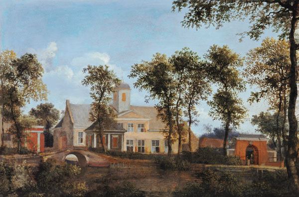 Goudesteyn Castle on the Vecht van Jan van der Heyden