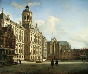 Het nieuwe stadhuis in Amsterdam 