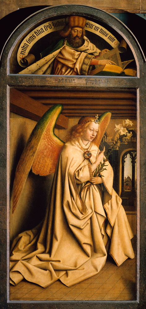 Ghent Altar, Angel van Jan van Eyck