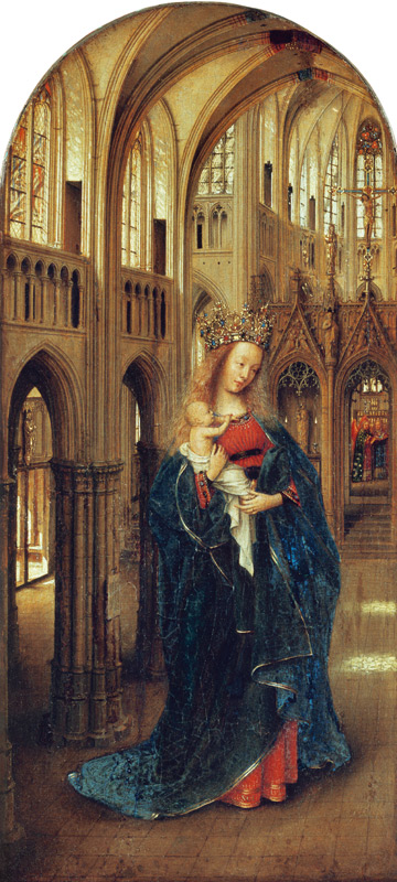 Madonna in de kerk van Jan van Eyck