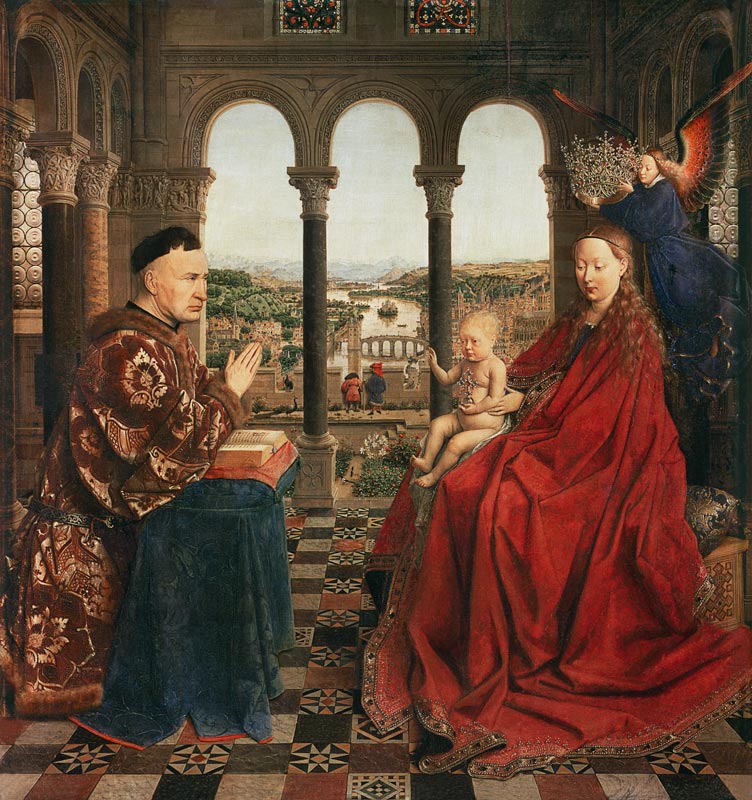Madonna met de kanselier Rolin van Jan van Eyck