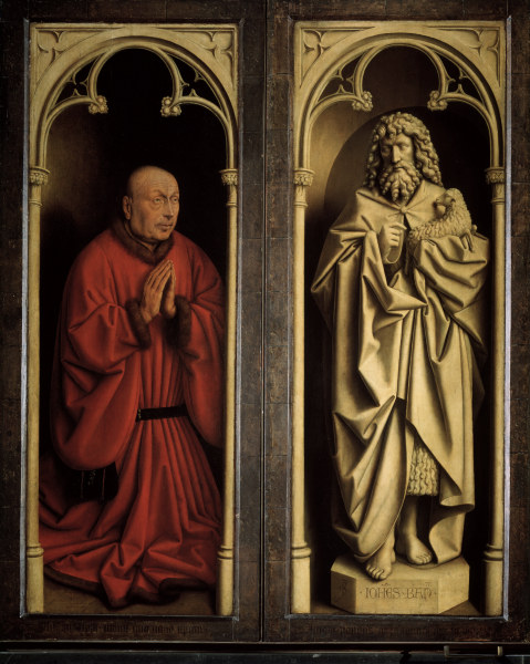 Jodocus Vijd, Donor portrait, Ghent Alt. van Jan van Eyck