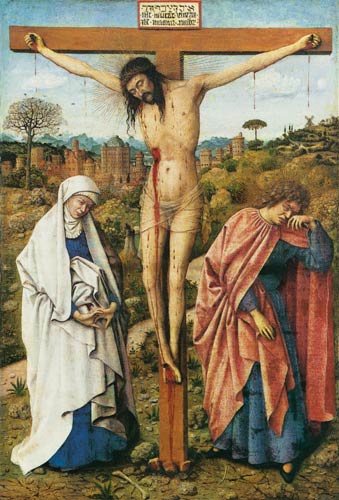 Kreuzigung van Jan van Eyck