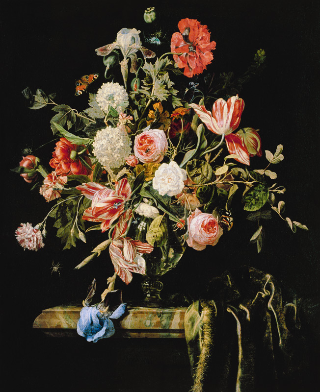 Flower Still Life van Jan van Huysum