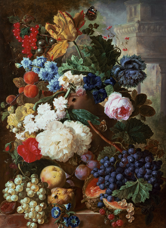 Flowers and Fruit van Jan van Os