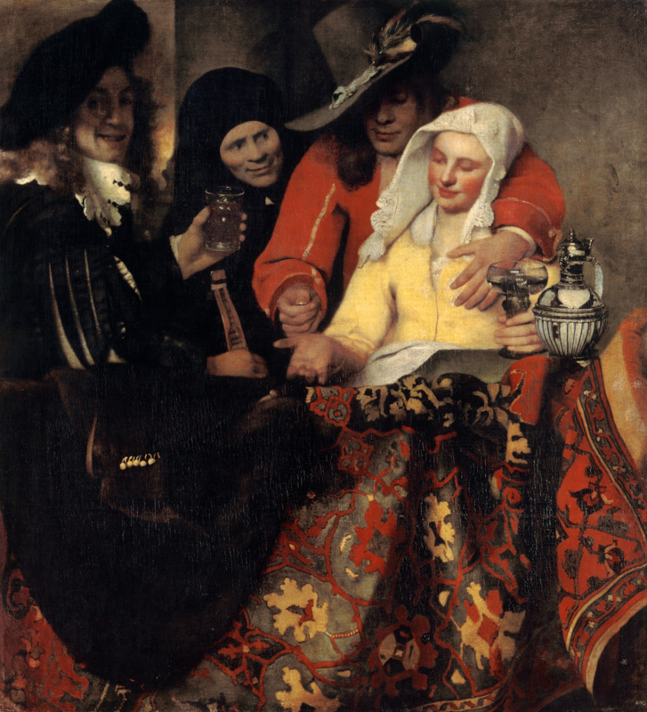 koppelaarster Johannes Vermeer van Johannes Vermeer 