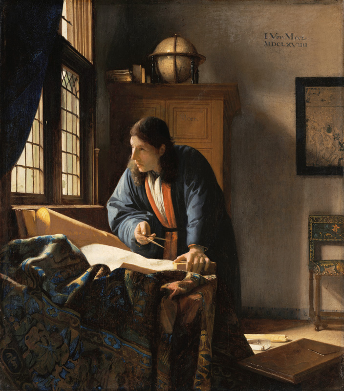 The Geographer van Johannes Vermeer 