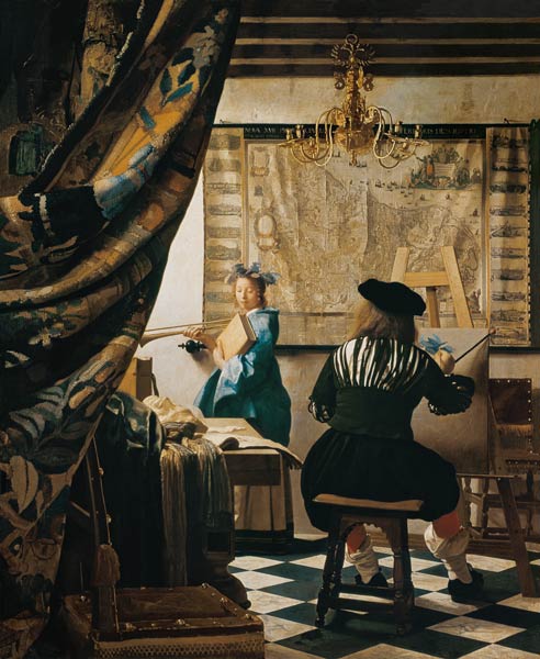De schilderskunst - Johannes Vermeer van Johannes Vermeer 