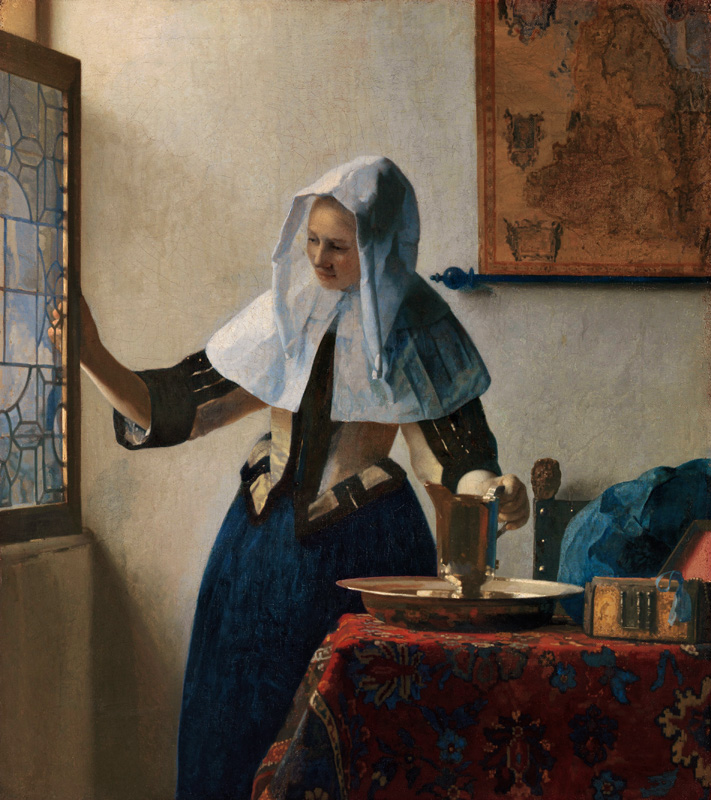 Vrouw met de waterkan Johannes Vermeer van Johannes Vermeer 