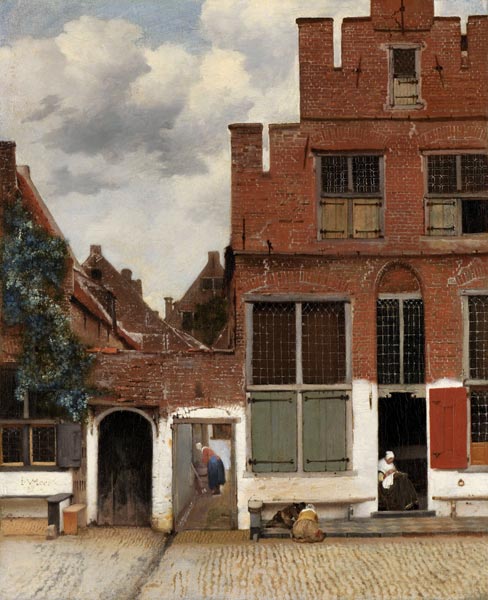 Het straatje van Vermeer, van Johannes Vermeer 