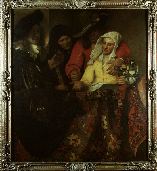 Vermeer / The Procuress / 1656 van Johannes Vermeer 