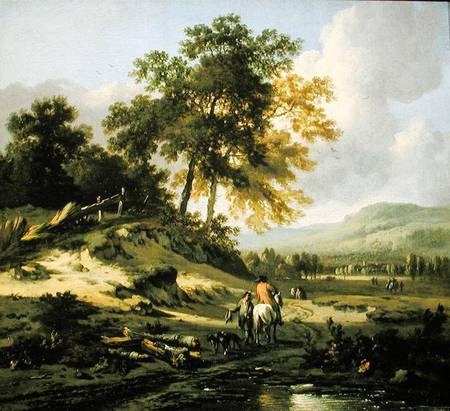 Landscape with Figures van Jan Wynants