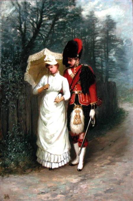 An Officer and His Lady van Jane Maria Bowkett