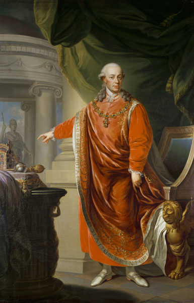 Kaiser Leopold II. von Österreich im Toisson-Ornat. van János Donath