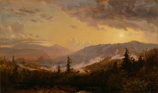 Sunset after a Storm in the Catskill Mountains van Jasper Francis Cropsey