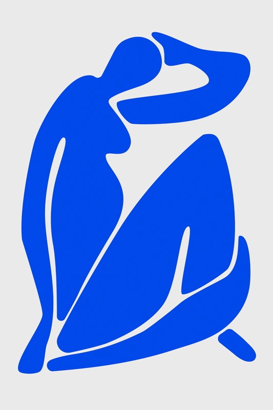 Henri Matisse Blue Collection #1 van jay stanley