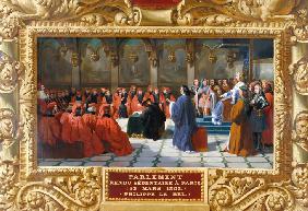 Philip IV the Fair establishes the Parliament in Paris in 1303