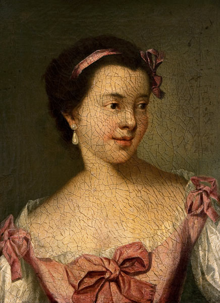 Portrait of a young lady van Jean-Alexis Grimou