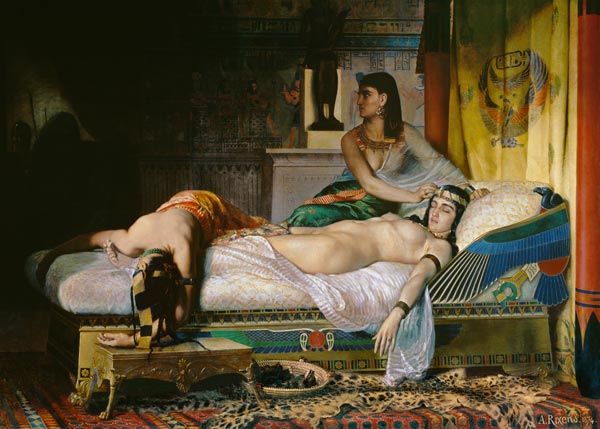 Death of Cleopatra van Jean-Andre Rixens