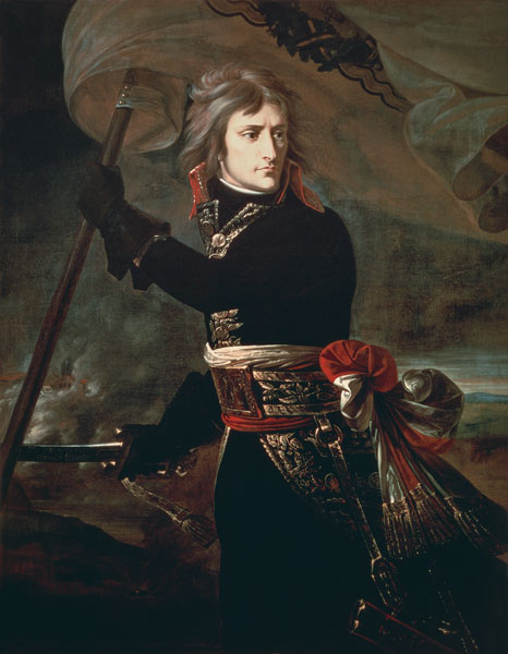 General Bonaparte auf der Brücke von Arcola van Jean-Antoine Gros