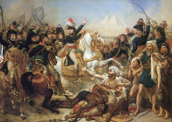 The Battle of the Pyramids van Jean-Antoine Gros