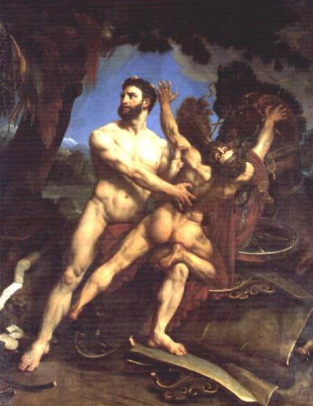Hercules and Diomedes van Jean-Antoine Gros