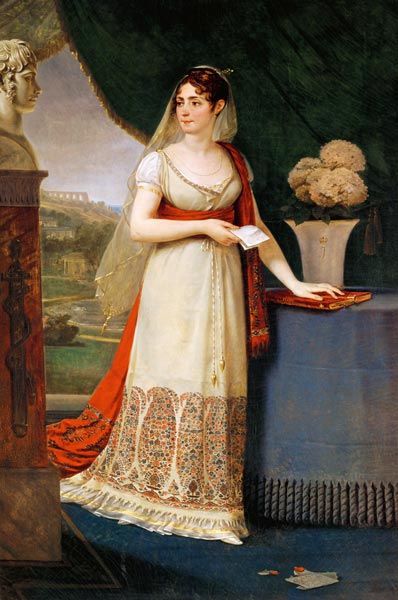 Josephine Tasher de la Pagerie (1763-1814) Empress of France van Jean-Antoine Gros