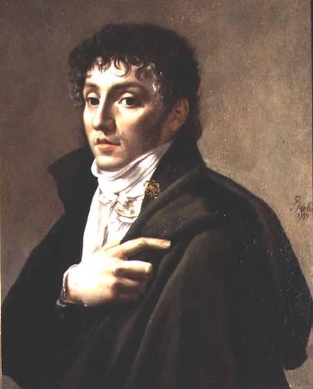 Portrait of Etienne-Henri Mehul (1763-1817) van Jean-Antoine Gros