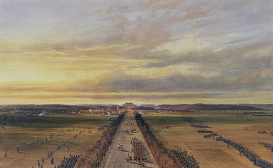 Battle of Brienne, 29th January 1814 van Jean Antoine Simeon Fort