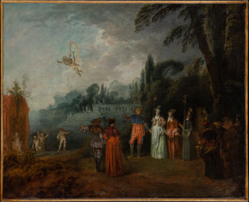 The Embarkation for Cythera van Jean-Antoine Watteau