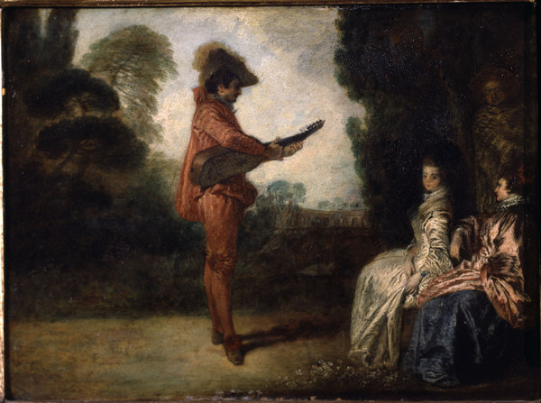 Watteau / L Enchanteur / c.1713/14 van Jean-Antoine Watteau