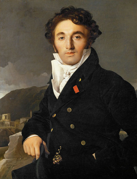 Portrait of Charles Cordier (1777-1870) van Jean Auguste Dominique Ingres